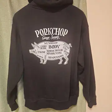 컨디션 최상 L 사이즈 챌린저 포크찹 후드티