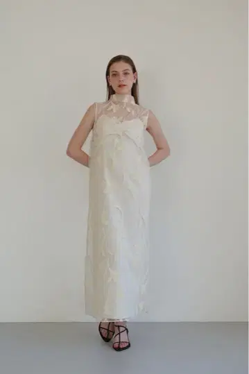 acka sheer flower 원피스