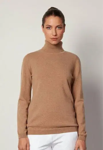 FALCONERI 캐시미어 100% 터틀넥 스웨터