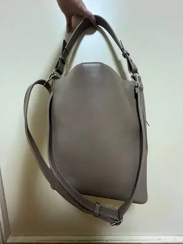 그레이지 합성 피혁 숄더백