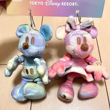 디즈니 리조트 40주년 바 인형 배지 키체인