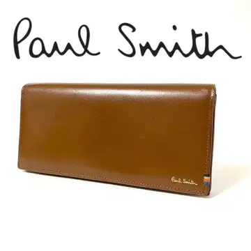 새상품 Paul Smith 스미스 피스 장지갑 브라운 인기 미사용