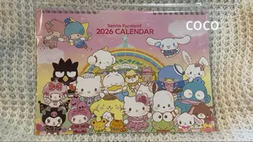 익명 배송 미개봉 산리오 퓨로랜드 한정판 굿즈 2026 달력 씰 포함