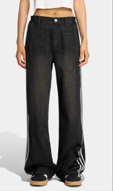 아디다스 오리지널스 애슬레틱 뎁트 데님 파이어버드 팬츠