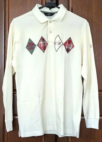 Munsingwear 아가일 자수 골프 셔츠 LL 긴팔 피케 셔츠