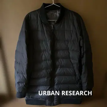 어반 리서치 블랙 다운 코트