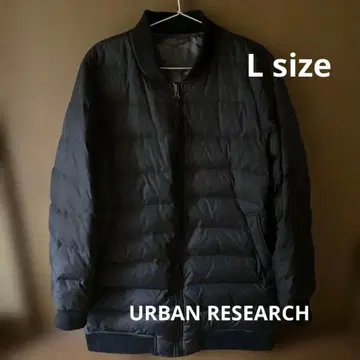 어반 리서치 블랙 다운 코트 리버서블