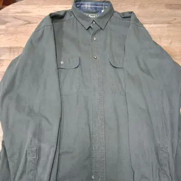 L.L.Bean 100% 코튼 안감 부착 셔츠