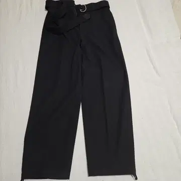 JIL SANDER 블랙 벨트 사이즈 48