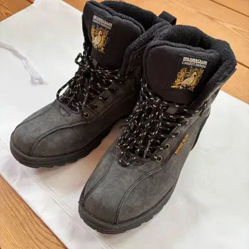 BEANS CLUB 방수 등산화 그레이 블랙 스노우 부츠 스노우 트레이닝