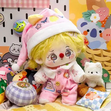 20cm 봉제 인형용 옷 갈아입기 의류 활 옷 2세트