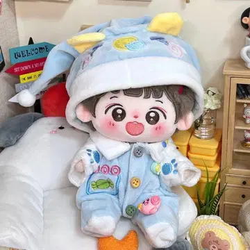 20cm 봉제 인형용 옷 갈아입기 의류 활 옷 2세트