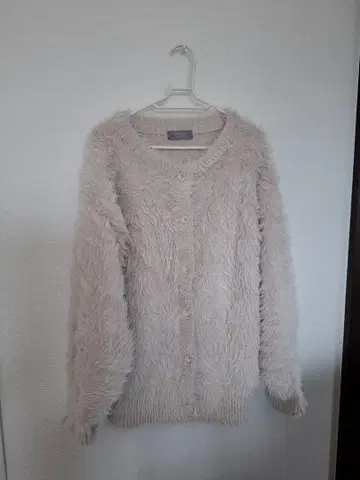 sakishimatokyo 샤기 니트 가디건/루즈 상의