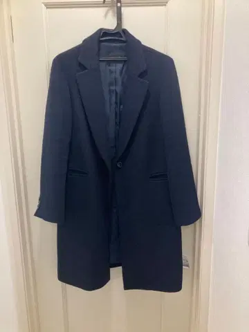 TAKAXQ 네이비 체스터 코트