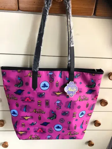 택 포함 새상품 디즈니 알라딘 브로드웨이 토트백