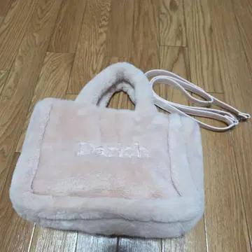 다리치 Darich 무크본 복슬복슬 숄더백 핑크