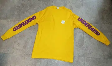 UNDEFEATED 남성용 긴팔 티셔츠 M 사이즈