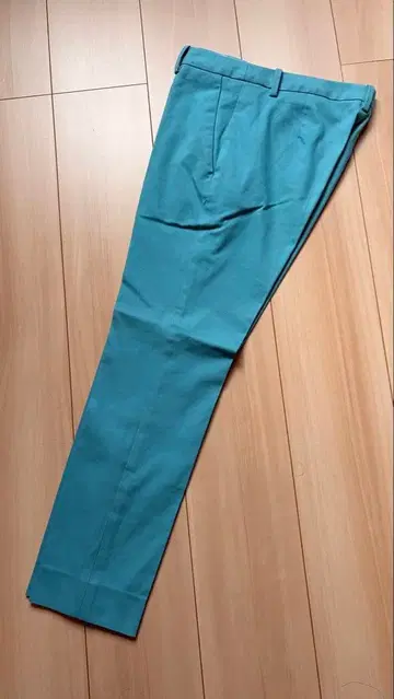 Theory 터콰이즈 스트레치 컬러 팬츠