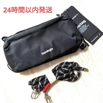 topologie 블랙 숄더백 보틀 사코슈