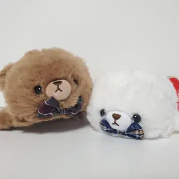 푹신푹신 곰돌이 헤어핀 2개 세트