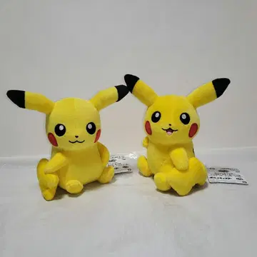 포켓몬스터 꼬리 봐봐! 봉제 인형 ~ 피카츄 (암컷 모습 & 수컷)