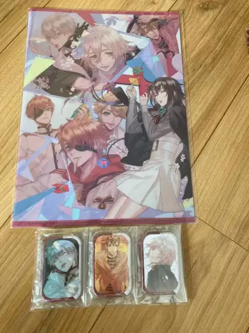 아야카시 고항 스텔라 특전 캔뱃지 & 클리어 파일 세트