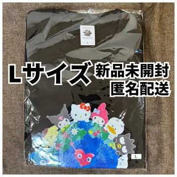 새상품 L사이즈 산리오 뚱뚱이 T셔츠 EXPO2027 요코하마 꽃박람회