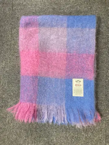 AVOCA 모헤어 울 담요/스톨