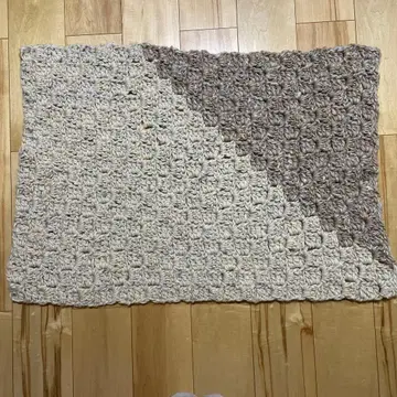 손뜨개질 담요