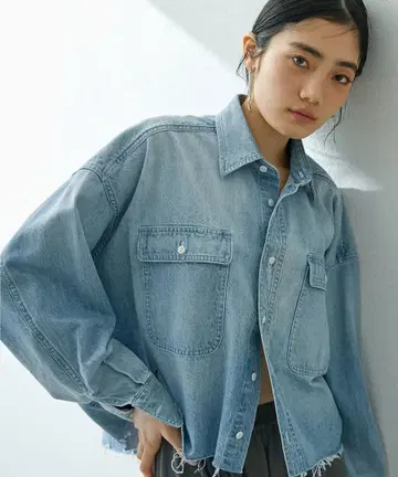 윔 가젯 데님 셔츠