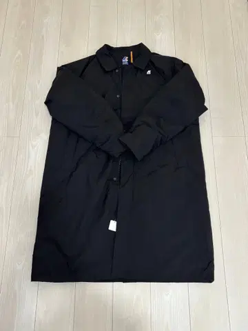 택 포함 새상품 K-WAY 블랙 롱 자켓 충전솜 L 사이즈