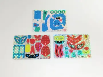 올 건담 레인보우 캠페인 한정판 씰 3종 세트