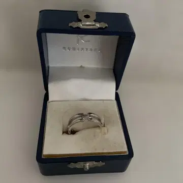 쿠미쿄쿠 10금 화이트 골드 다이아몬드 반지 11호