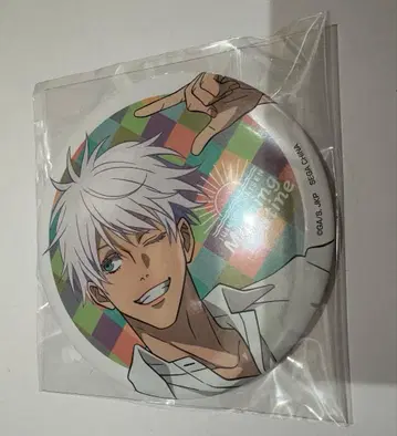 주술회전 럭키 쿠지 캔뱃지 고죠