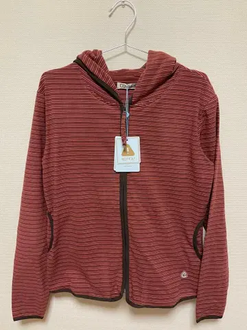 coyseio 레드 스트라이프 후드티