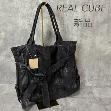 새상품 REAL CUBE 리얼 큐브 핸드백