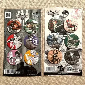 진격의 거인 캔뱃지 세트 오이타 히타 한정판