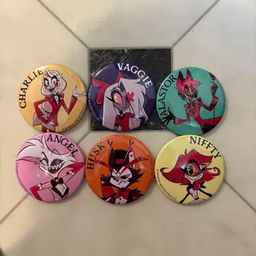 해즈빈 호텔 캔뱃지 마루이 6개 세트