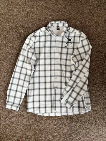 00's OAKLEY 옴브레 체크 나일론 셔츠