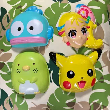 캐릭터 가면 4점 세트