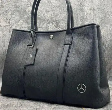 [ 미사용품 ] 바니스뉴욕 메르세데스 콜라보 토트백 가죽 블랙