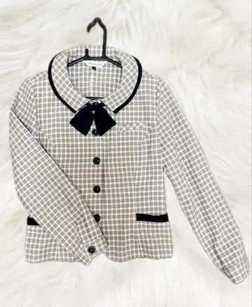 en joie 앙조아 긴팔 오버 블라우스 [ 9호 ]