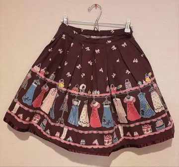 에밀리 템플큐트 스커트 보르도