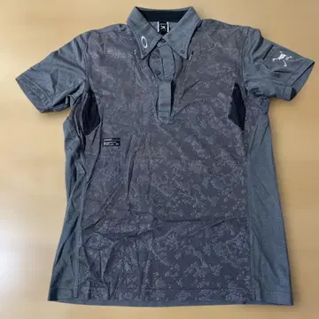 Oakley 그레이 카모 패턴 피케 셔츠