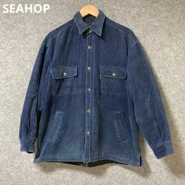 SEAHOP 네이비 코듀로이 커버올