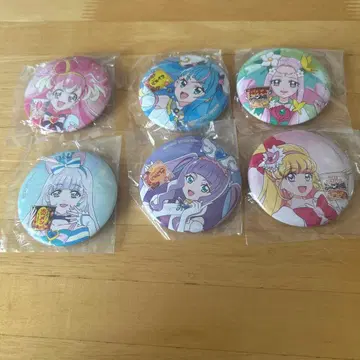 애니메이션 캐릭터 캔뱃지 6개 세트