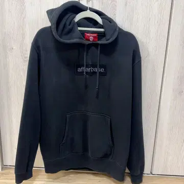 afterbase. 블랙 후드티 L
