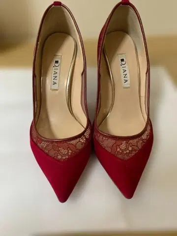 Diana 레드 하이힐 스틸레토