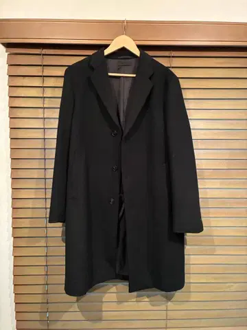 UNIQLO 블랙 체스터 코트 M