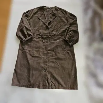 FUN 브라운 롱 코트 사이즈 M